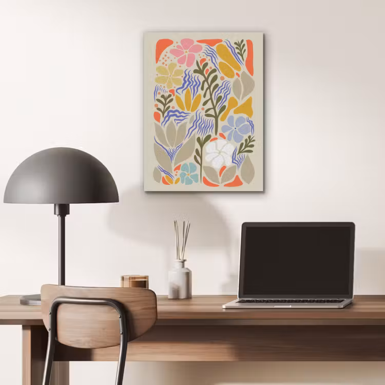 Abstract - Bloemen - Bladeren PET vilt klein -sfeer5