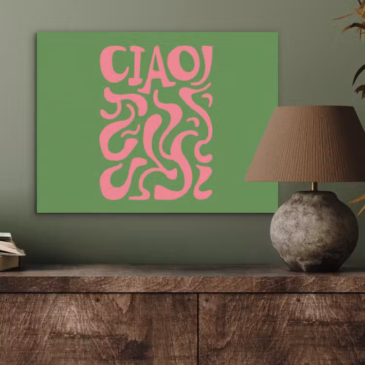 Abstract - Roze - Ciao - Vormen PET vilt klein -sfeer2