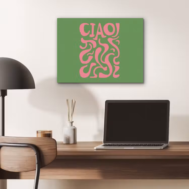 Abstract - Roze - Ciao - Vormen PET vilt klein -sfeer5
