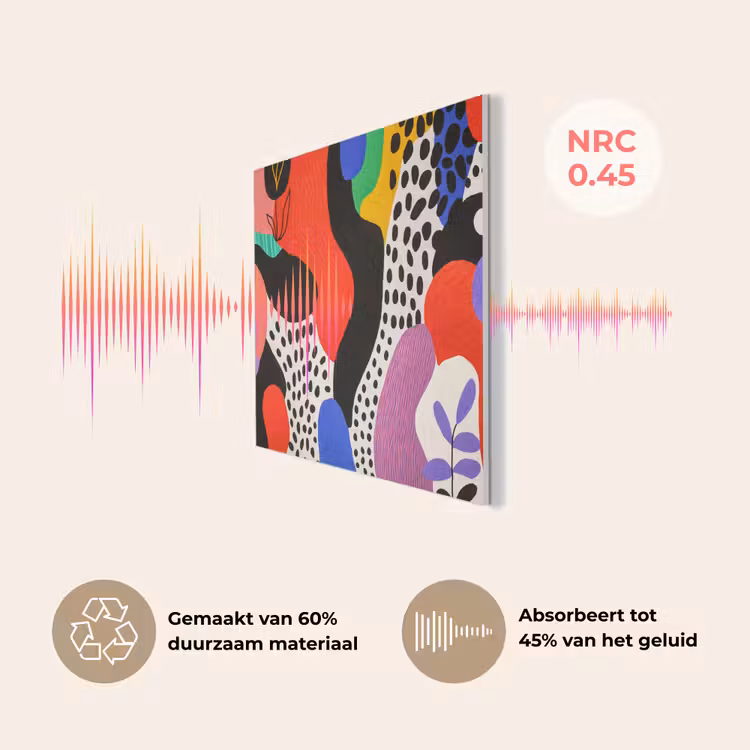 Abstract - Vormen - Kleuren - Stippen PET vilt klein -USP_NL