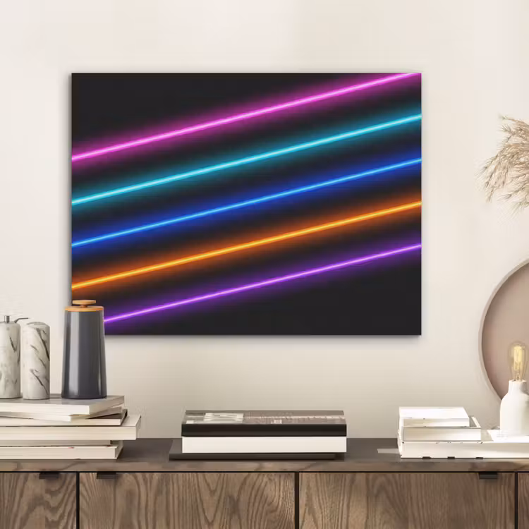Esthetiek - Retro - Neon PET vilt klein -sfeer1