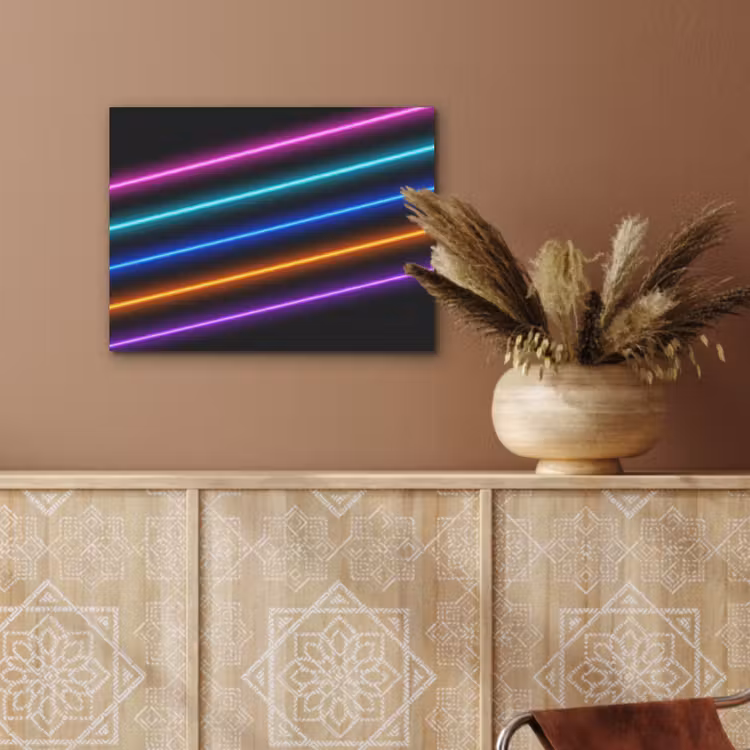 Esthetiek - Retro - Neon PET vilt klein -sfeer4