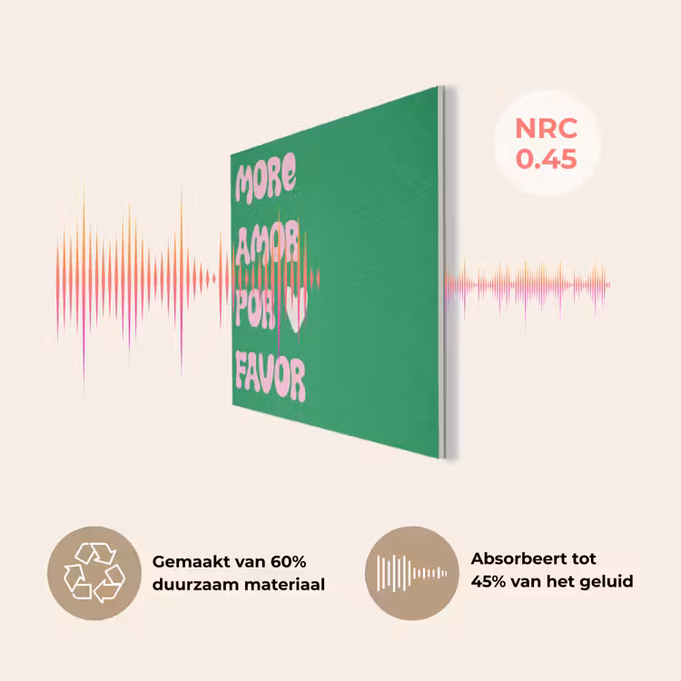 Amor - Valentijn - Groen - Tekst PET vilt klein -USP_NL