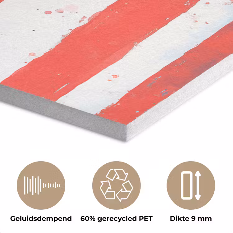 Anker - Verfspatten - Rood - Blauw PET vilt klein -closeup_NL