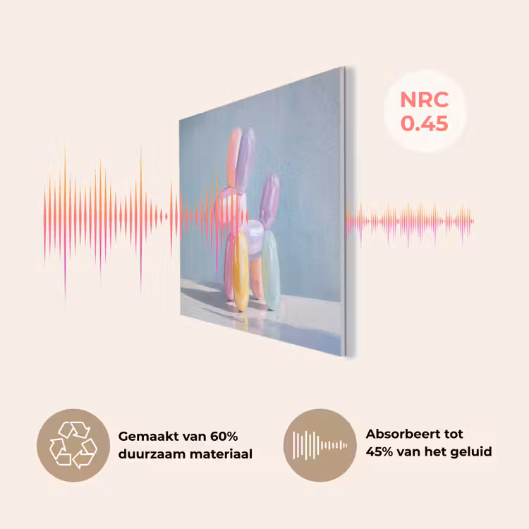 Dier - Ballon - Pasteltinten - Glanzend PET vilt klein -USP_NL