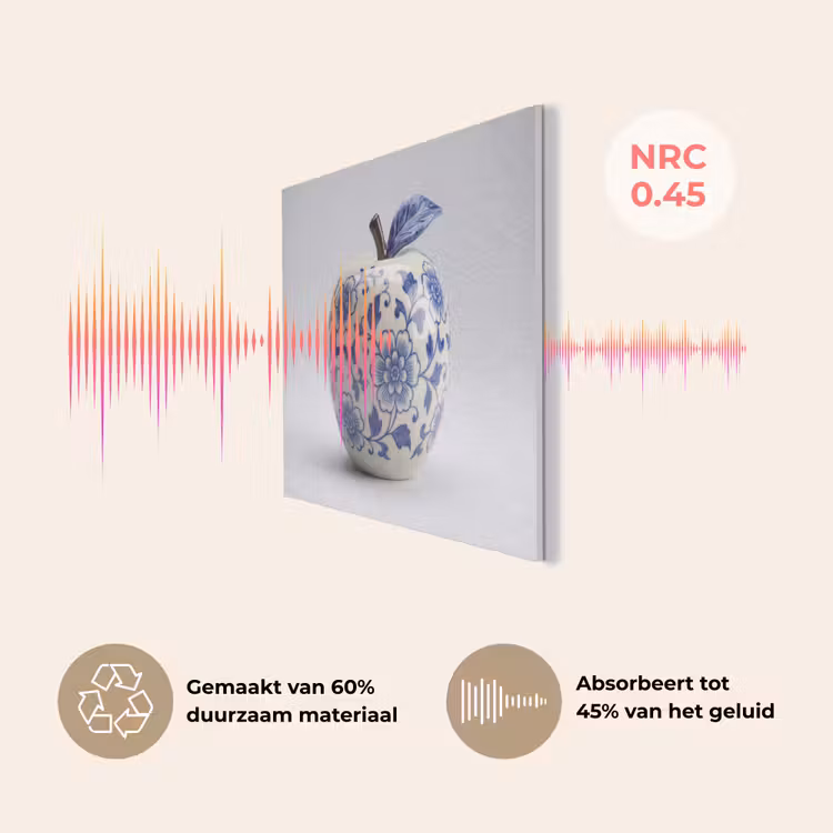 Appel - Blauw - Klassiek PET vilt klein -USP_NL