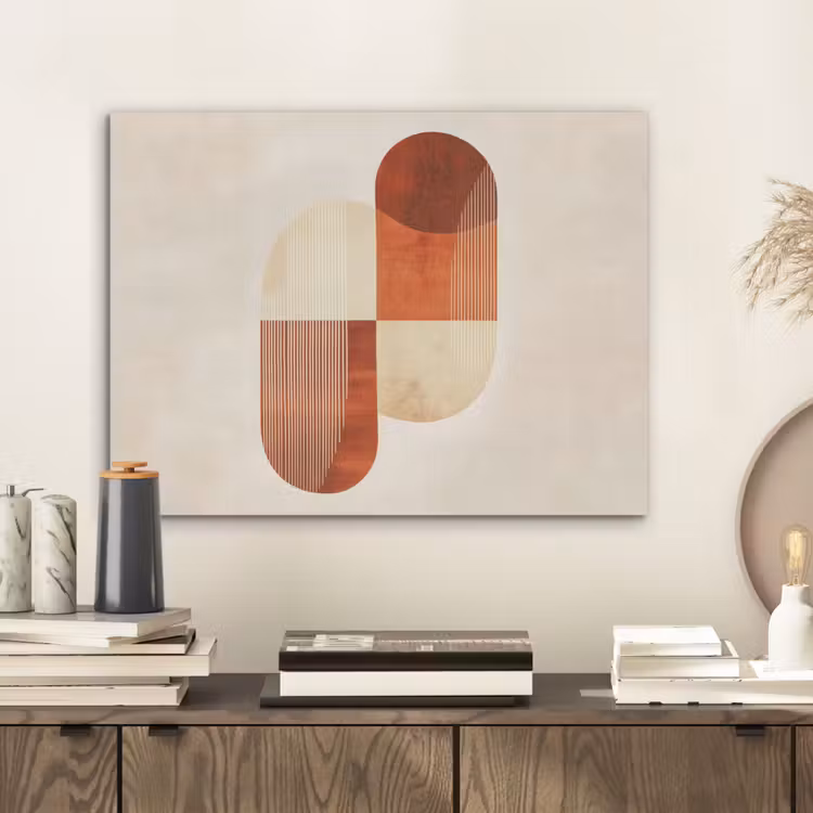 Bogen - Beige - Vormen PET vilt klein -sfeer1