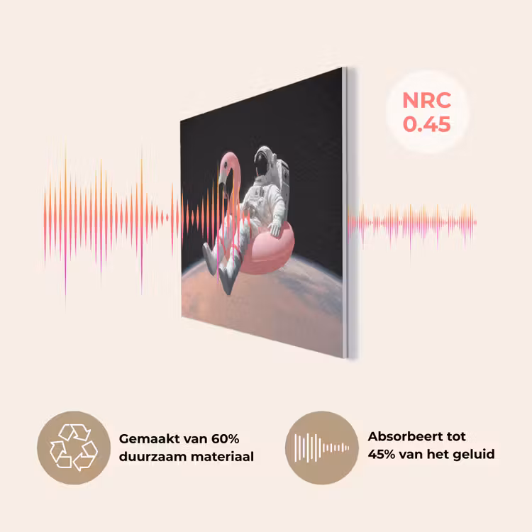Astronaut - Flamingo - Zwemband - Roze PET vilt klein -USP_NL