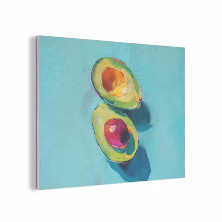 Avocado - Groen - Pit - Schaduw PET vilt klein -3d