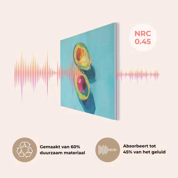 Avocado - Groen - Pit - Schaduw PET vilt klein -USP_NL