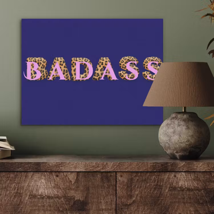 Badass - Panterpint - Schaduw - Roze PET vilt klein -sfeer2