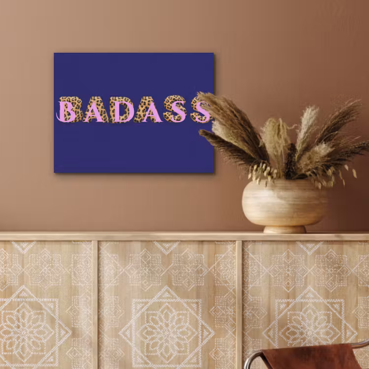 Badass - Panterpint - Schaduw - Roze PET vilt klein -sfeer4