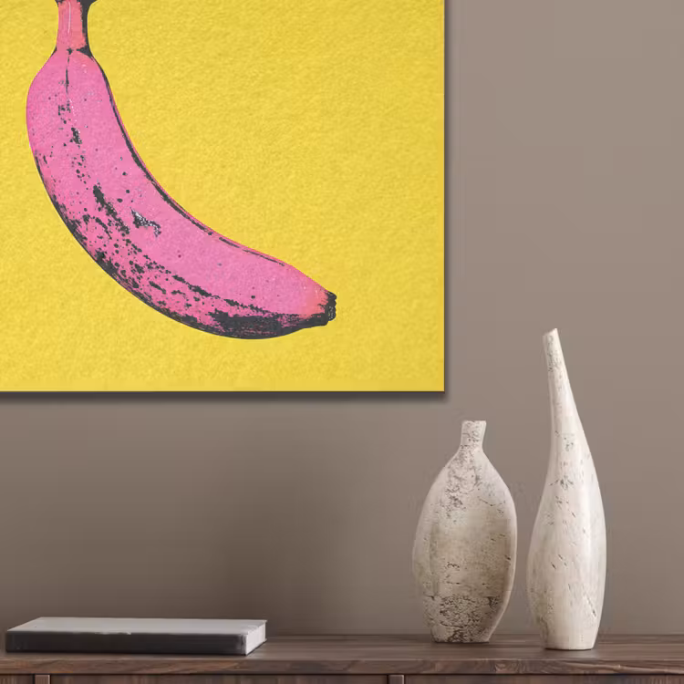 Banaan - Grafisch - Geel PET vilt klein -sfeer6_closeup