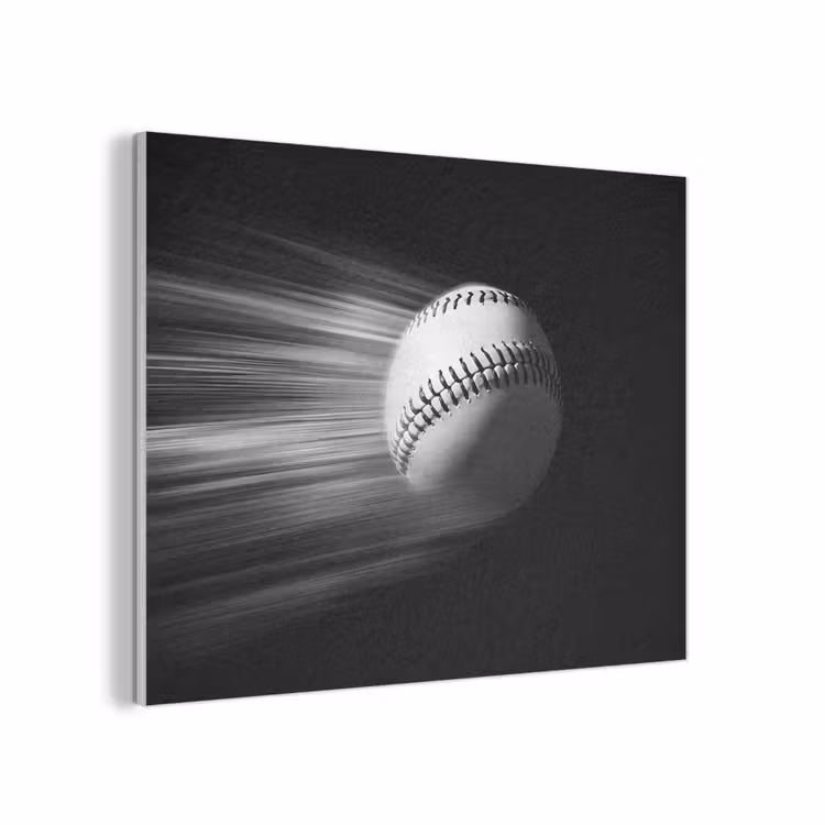 Honkbal - Wit - Vliegt PET vilt klein -3d
