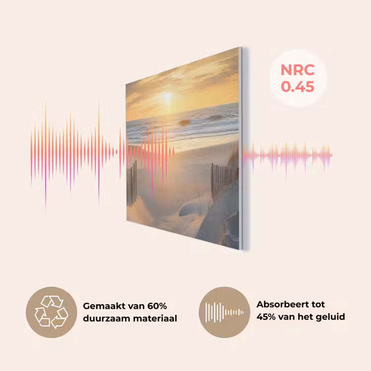 Strand - Duinen - Zonsondergang PET vilt middel -USP_NL