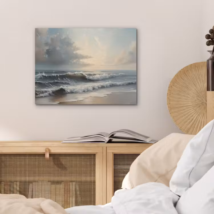 Strand - Zee - Zonsondergang PET vilt klein -sfeer3
