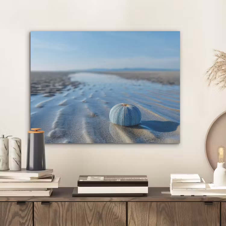 Strand - Schild - Water - Blauw PET vilt klein -sfeer1