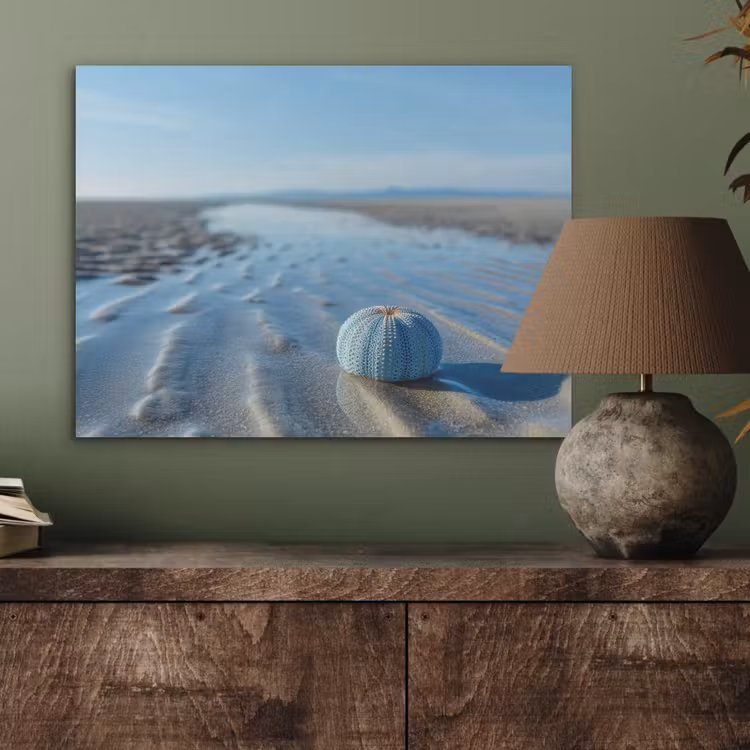Strand - Schild - Water - Blauw PET vilt klein -sfeer2