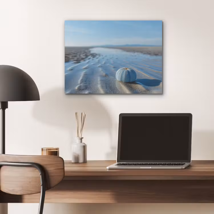 Strand - Schild - Water - Blauw PET vilt klein -sfeer5