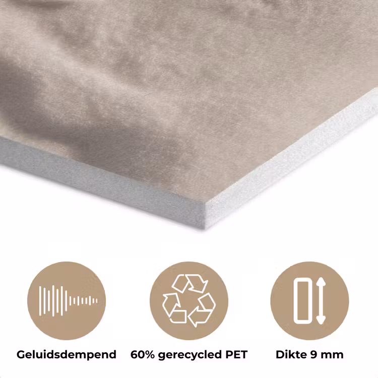 Strand - Zeester - Zand - Beige PET vilt klein -closeup_NL