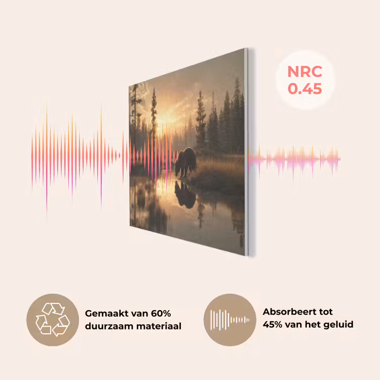 Beer - water - Bos - Ochtendlicht PET vilt klein -USP_NL
