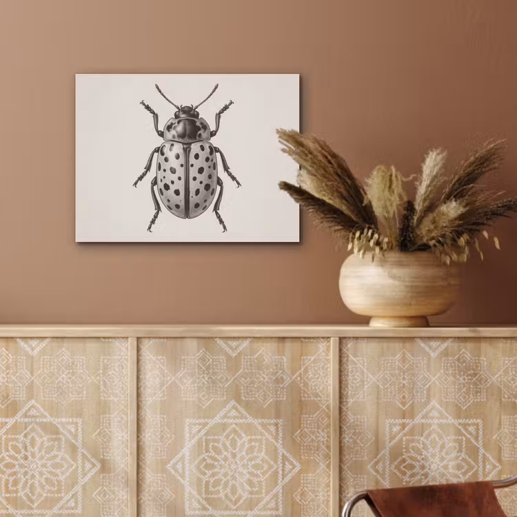 Kever - Insect - Vintage PET vilt klein -sfeer4