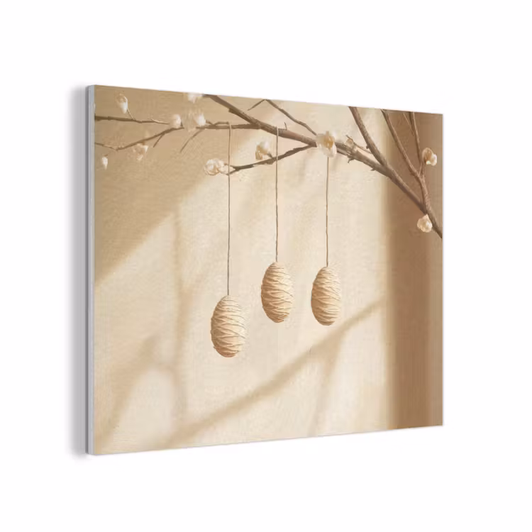 Beige - Paastak - Eieren PET vilt klein -3d