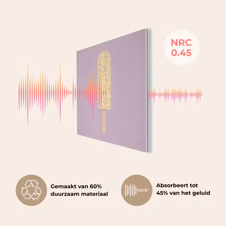Beige - Ijsje - Spikkels PET vilt klein -USP_NL