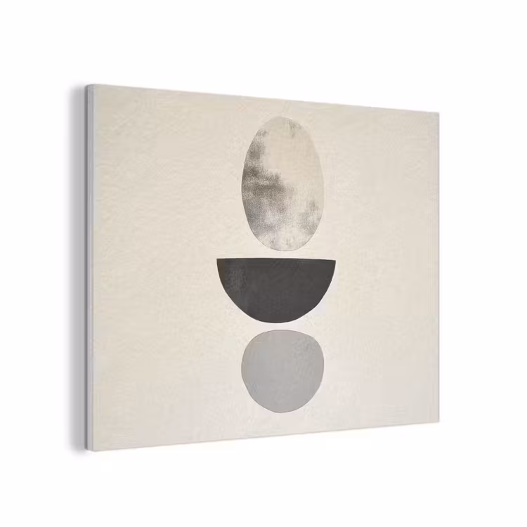 Beige - Japandi - Wabi sabi PET vilt klein -3d
