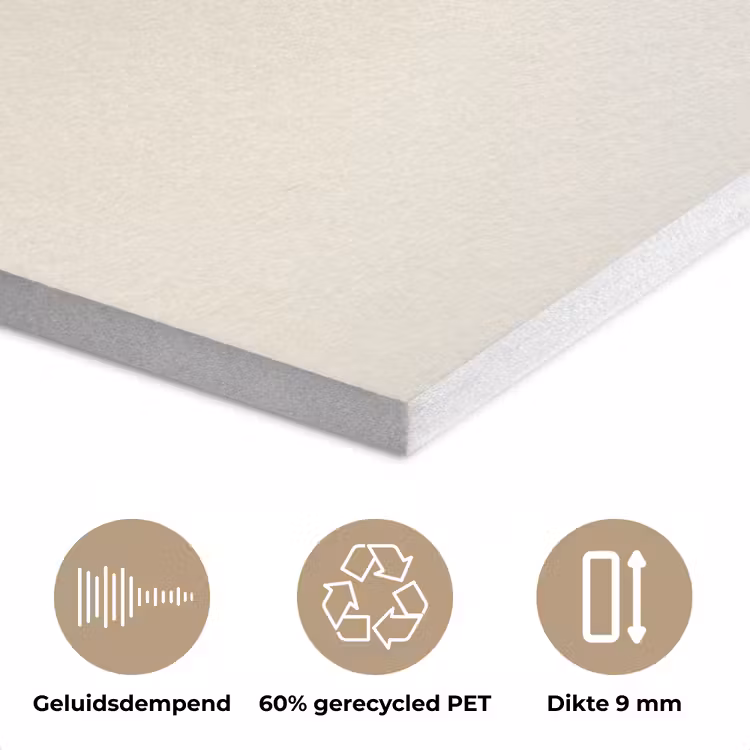 Beige - Japandi - Wabi sabi PET vilt klein -closeup_NL