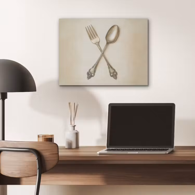 Beige - Vintage - Bestek PET vilt klein -sfeer5