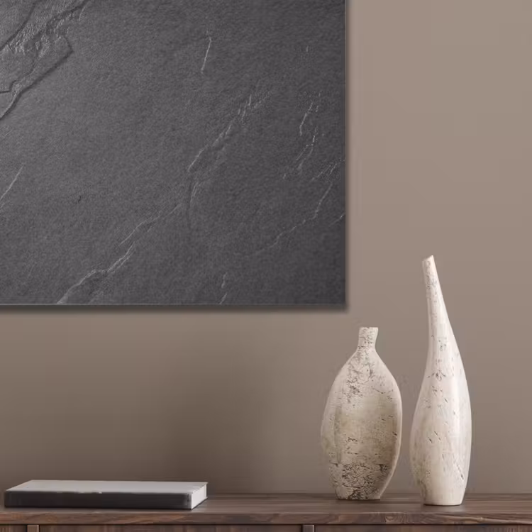 Zwart - Steen - Beton PET vilt klein -sfeer6_closeup