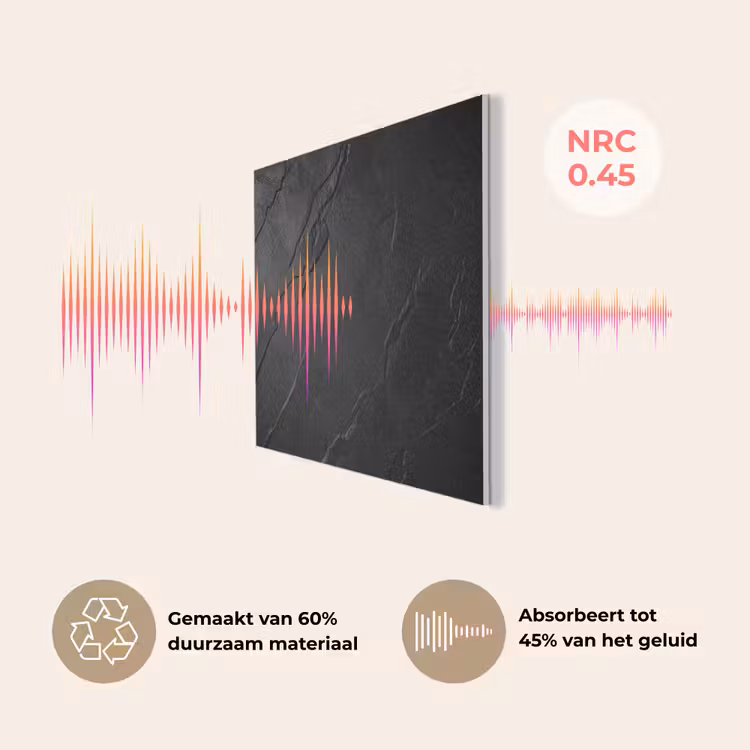 Zwart - Steen - Beton PET vilt klein -USP_NL