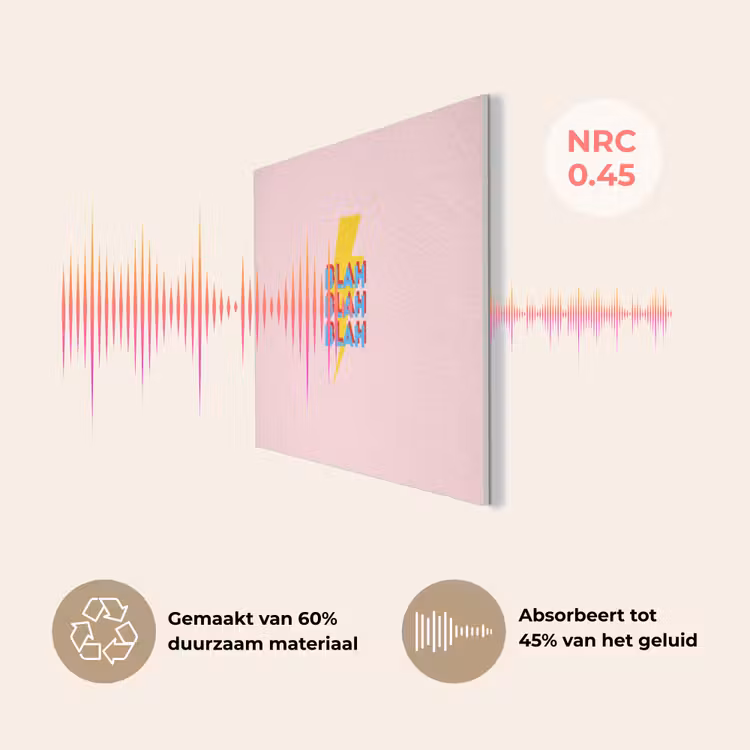 Blah - Bliksem - Roze PET vilt klein -USP_NL
