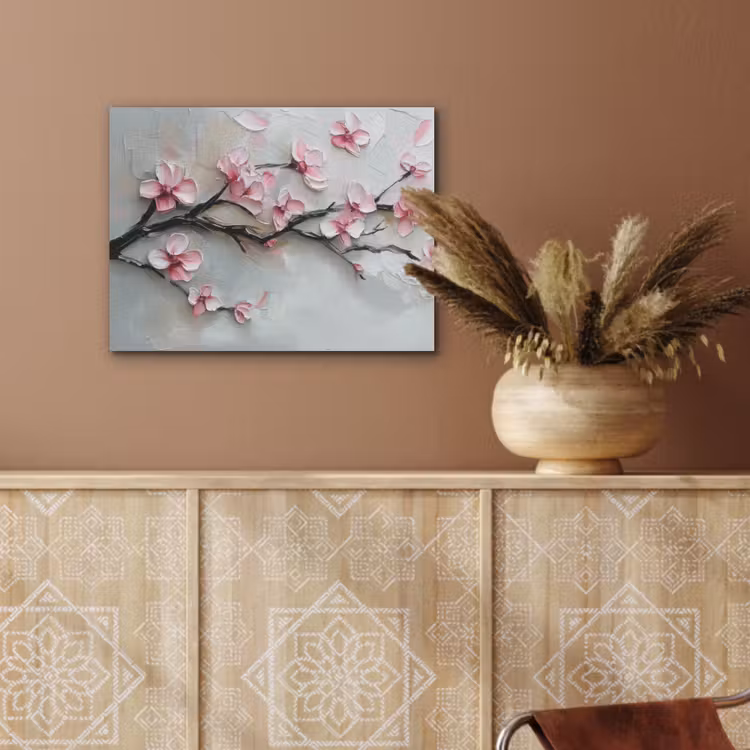 Bloesem - Kunstzinnig - Roze - Sakura PET vilt klein -sfeer4