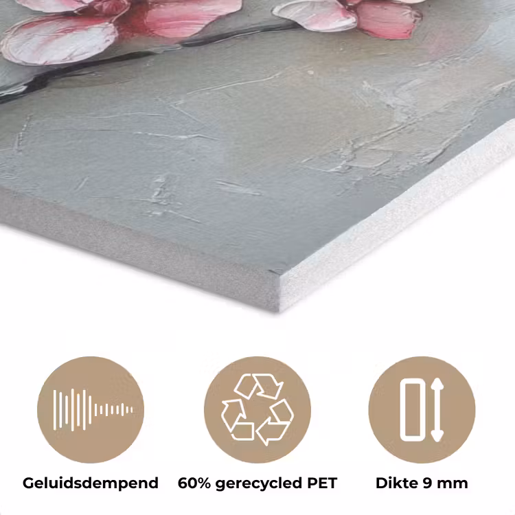 Bloesem - Kunstzinnig - Roze - Sakura PET vilt klein -closeup_NL