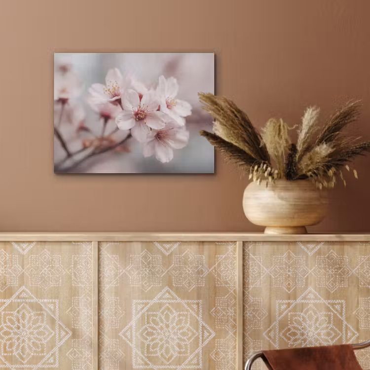 Bloesems - Meeldraden - Geel - Wazig PET vilt klein -sfeer4
