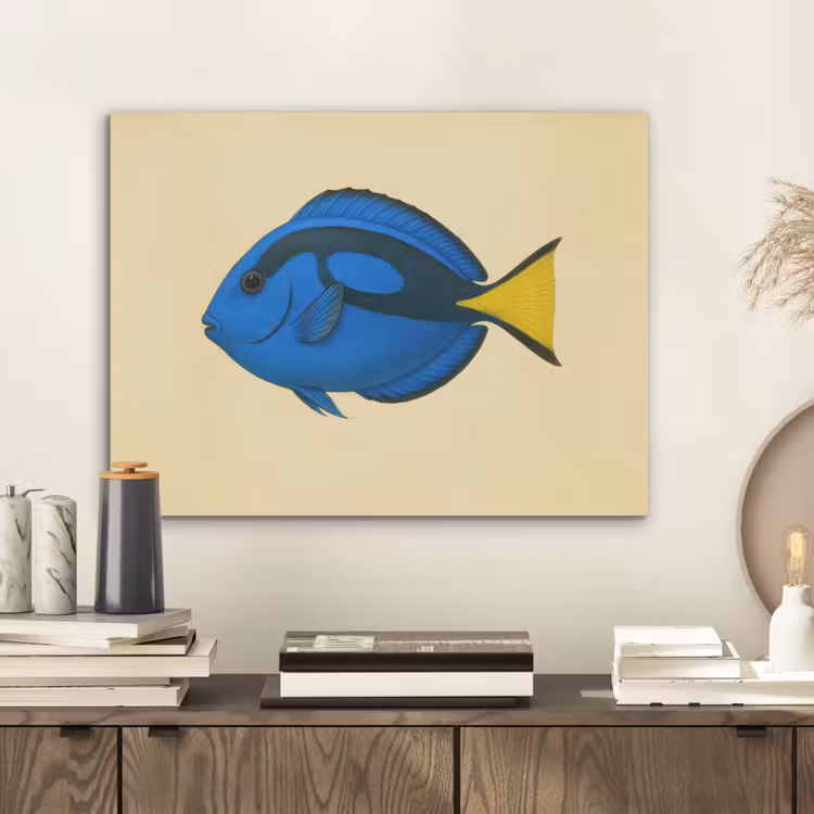 Blauw - Dory - Vis - Staartvin PET vilt klein -sfeer1