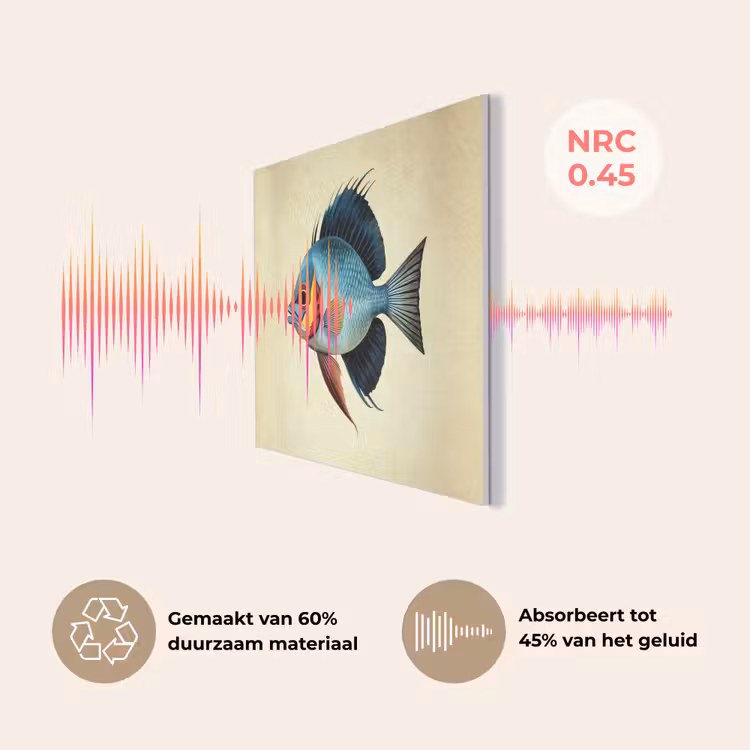 Blauw - Kieuwen - Vis - Illustratie PET vilt klein -USP_NL
