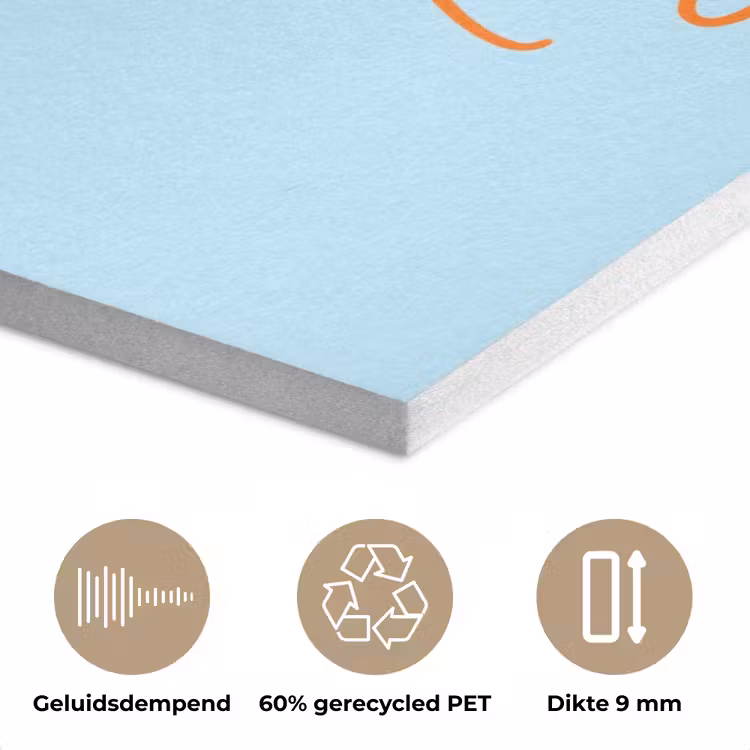 Blauw - Oranje - Tekst PET vilt klein -closeup_NL