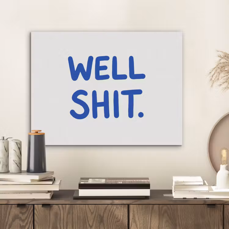 Blauw - Quote - Wit PET vilt klein -sfeer1