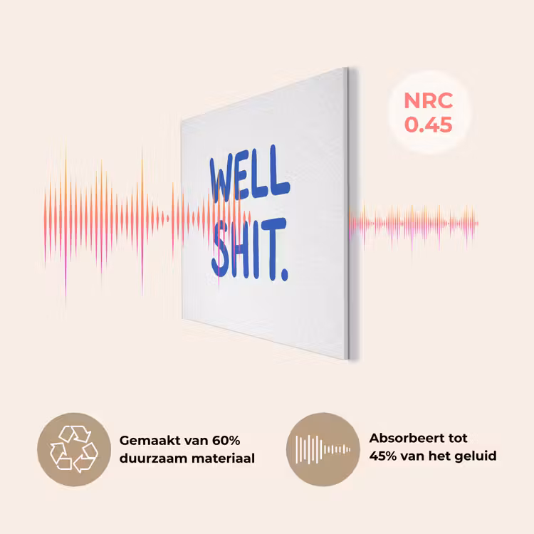 Blauw - Quote - Wit PET vilt klein -USP_NL