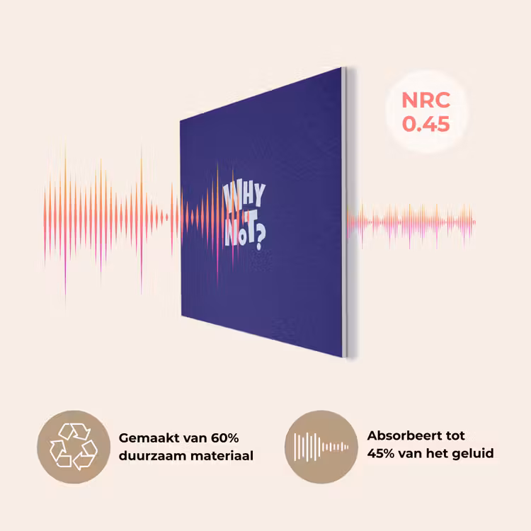 Blauw - Why not - Minimalistisch PET vilt klein -USP_NL