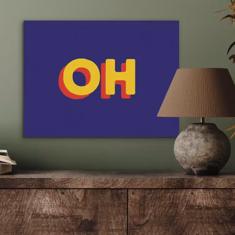 Blauw - Geel - OH - Schaduw PET vilt klein -sfeer2