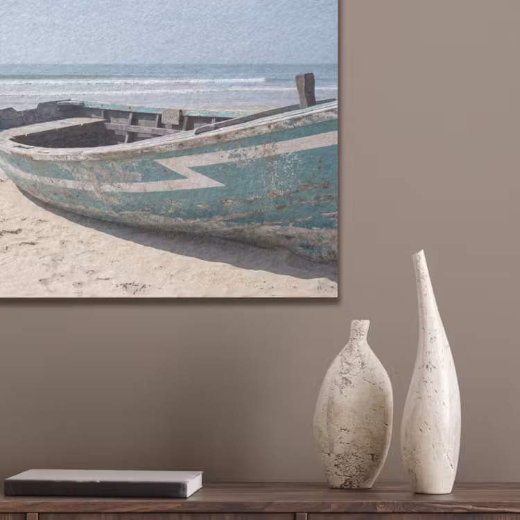 Boot - Zandstrand - Zee PET vilt klein -sfeer6_closeup