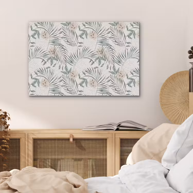Bohemian - Bloemen - Bladeren - Jungle - Tropical PET vilt middel -sfeer3