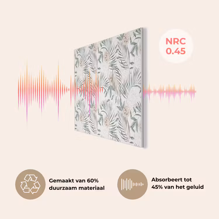 Bohemian - Bloemen - Bladeren - Jungle - Tropical PET vilt middel -USP_NL