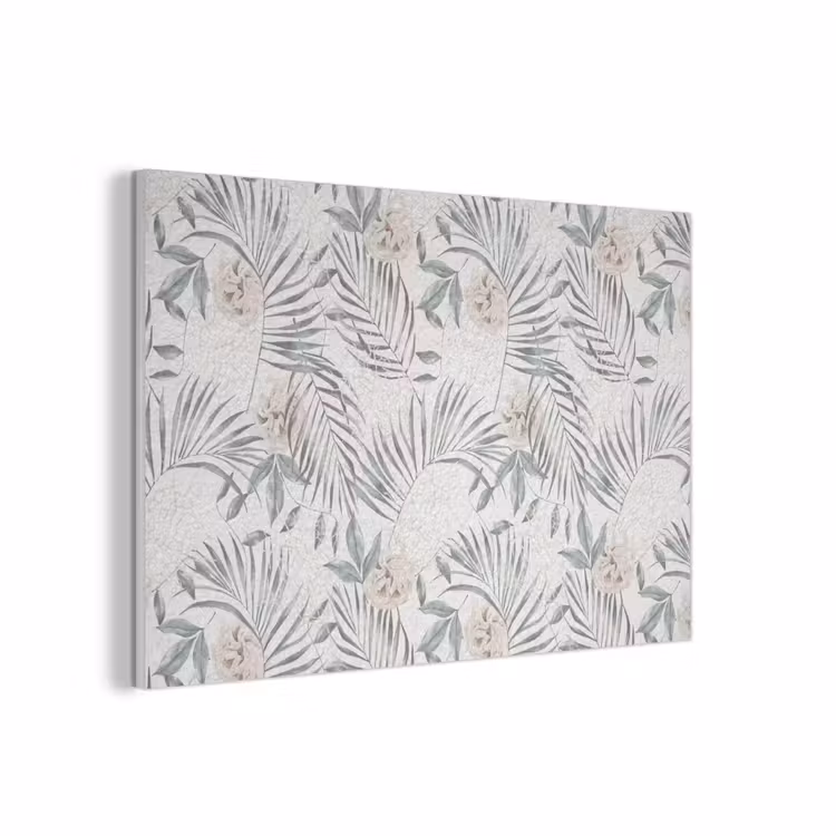 Bohemian - Bladeren - Bloemen - Tropisch PET vilt middel -3d