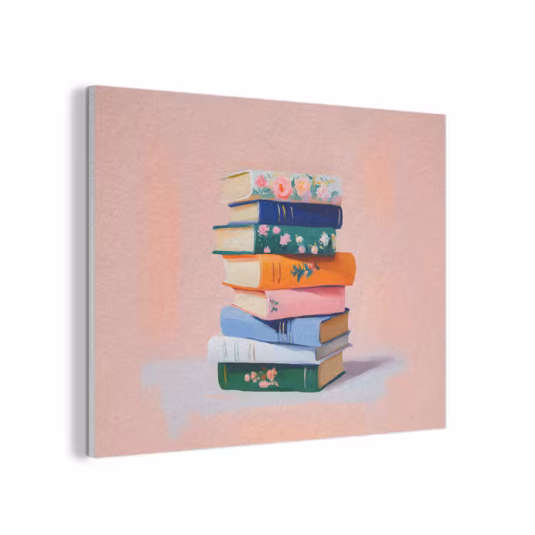 Boeken - Stapel - Kleurrijk PET vilt klein -3d