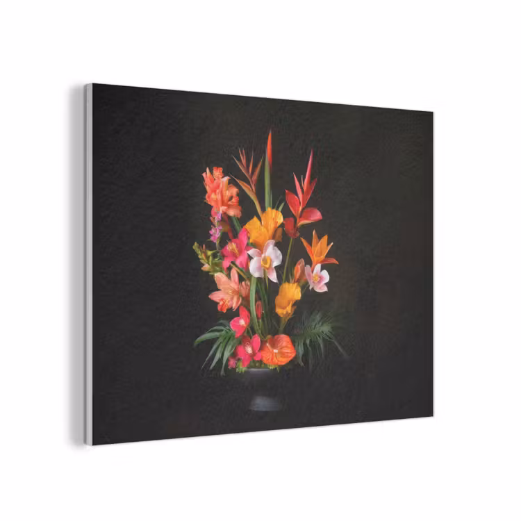 Boeket - Bloemen - Exotisch PET vilt klein -3d